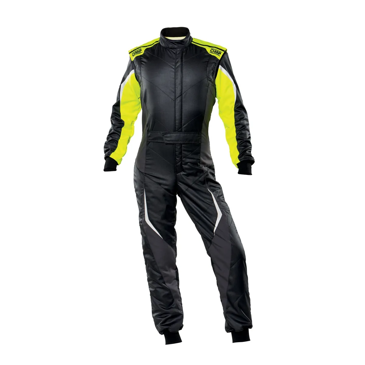 OMP Racing INC Tecnica EVO Suit Black/Y Ellow Size 54 Fia 8856-2