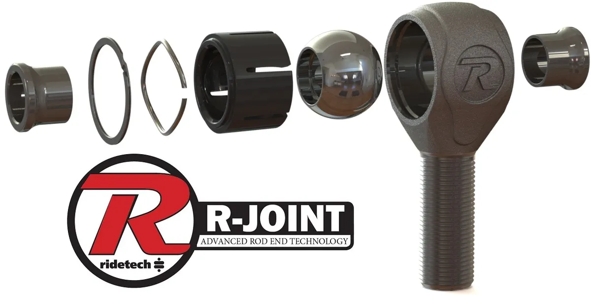 Triangulated Four Link Universal Weld-In W/ Black Powder Coated Bars Bars W/ R-Joints Brackets Hardware And Installation Instructions Ridetech product image