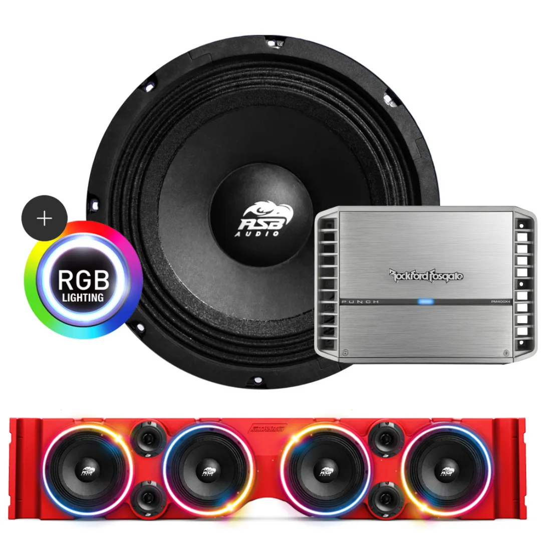 TJ/YJ American SoundBar Package (Red) product image