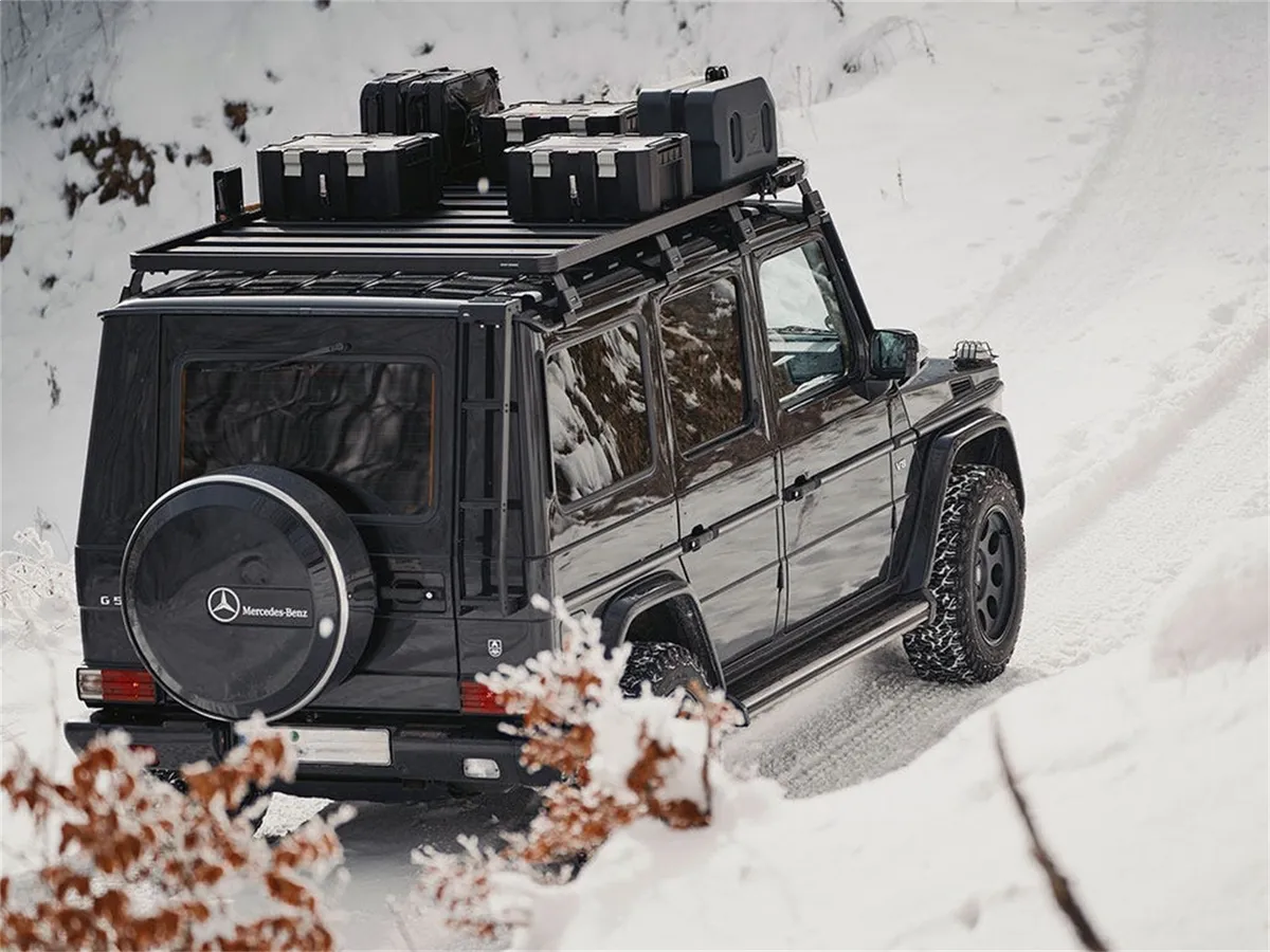Mercedesbenz Gelandewagen g Class (19792017) Slimline II Roof Rack Kit product image