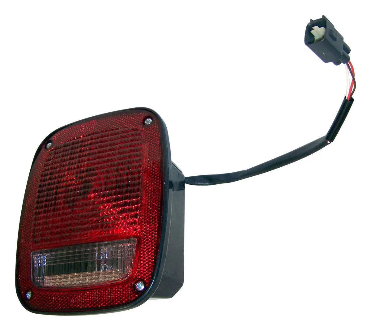 Crown Automotive Jeep Replacement 56018648AC Right Tail Lamp for Jeep 1998-2006 TJ Wrangler, Has Square 4-Prong Connector product image