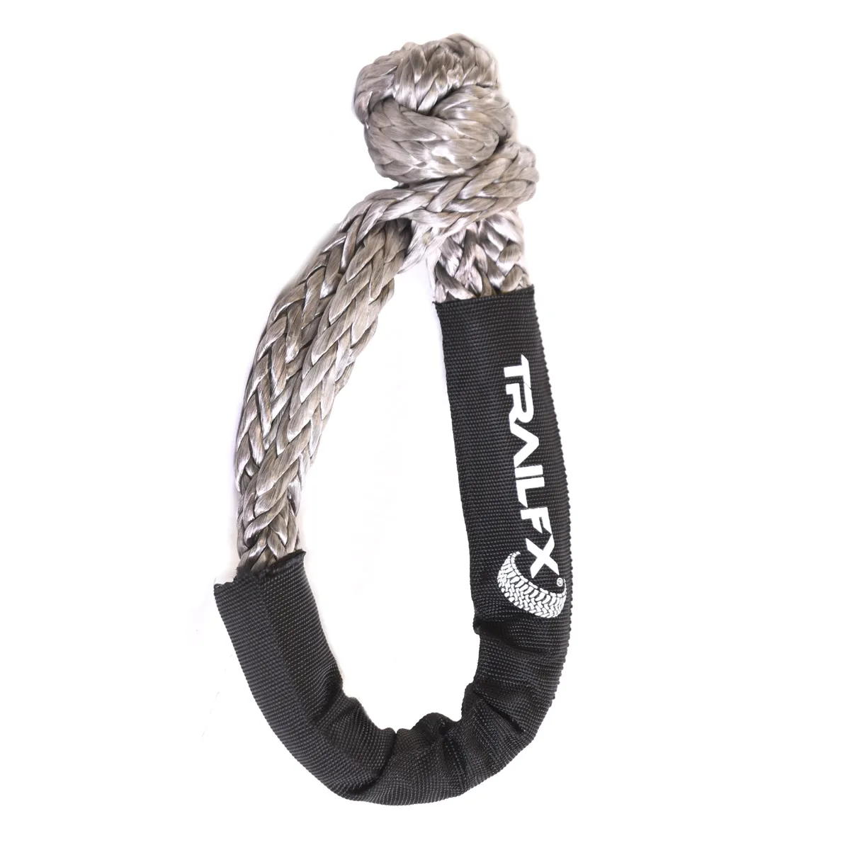 TrailFX Rope Shackle Single Blk 7500 Lbs