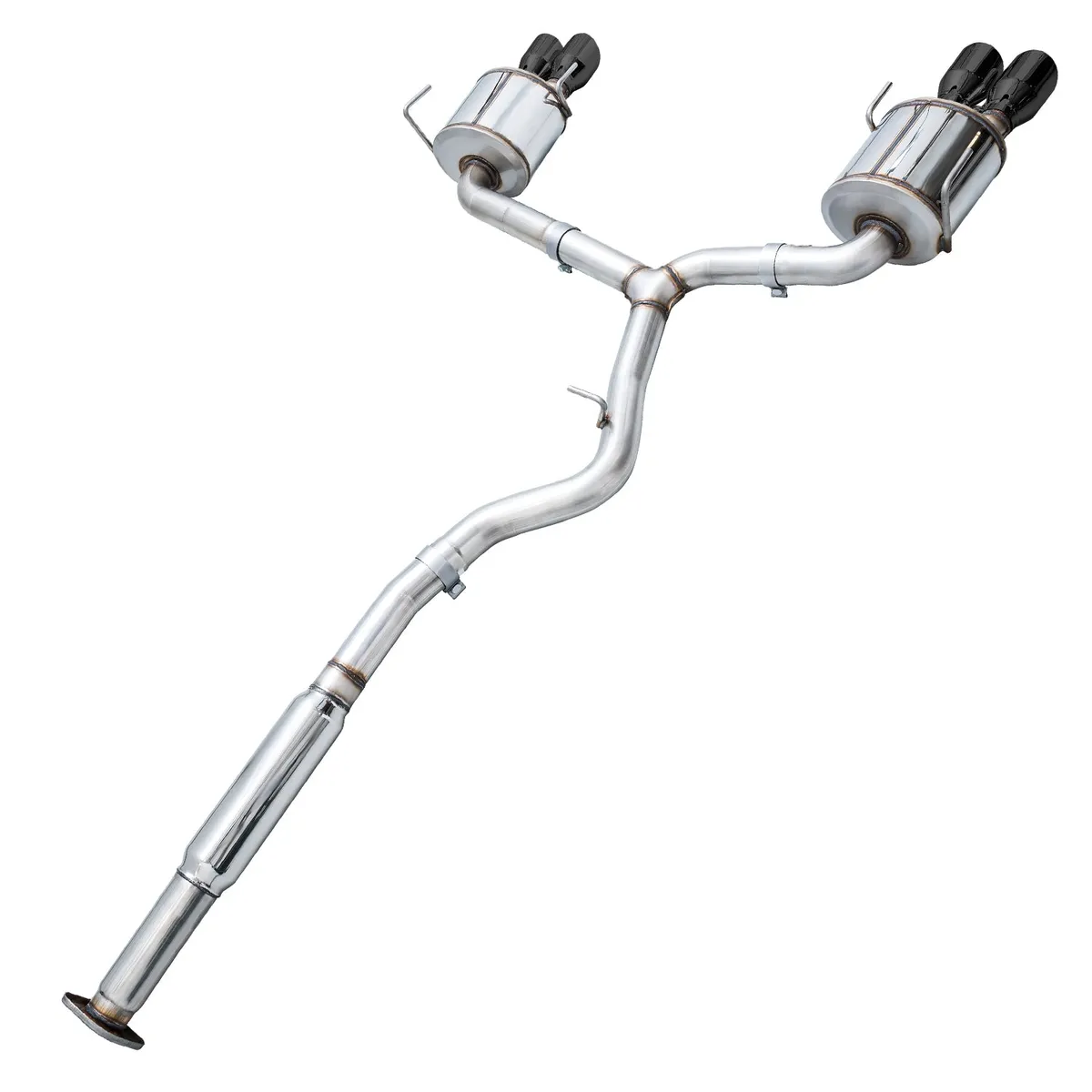 Awe Touring Edition Exhaust For va Sti / gv Wrx / gv Sti Sedan - Chrome Silver Quad Tips (102mm) product image