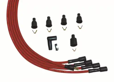 Moroso Wire Set Ultra 4 Cly Straight Plug Non Hei Unsleeved Red Wire