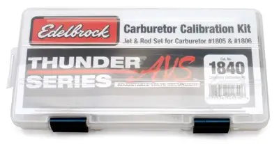 Edelbrock Edelbrock 1840 Edelbrock Thunder AVS Carburetor Calibration Kit for #1805 & 1806 Carburetors