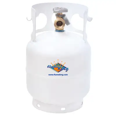 FLAME KING 5lb lp Cylinder W/Opd & Gauge