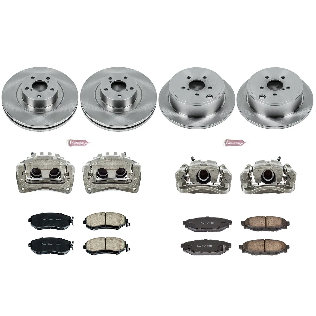 Z17 Direct Replacement Kit: Rotors; Ceramic Pads; Calipers product image