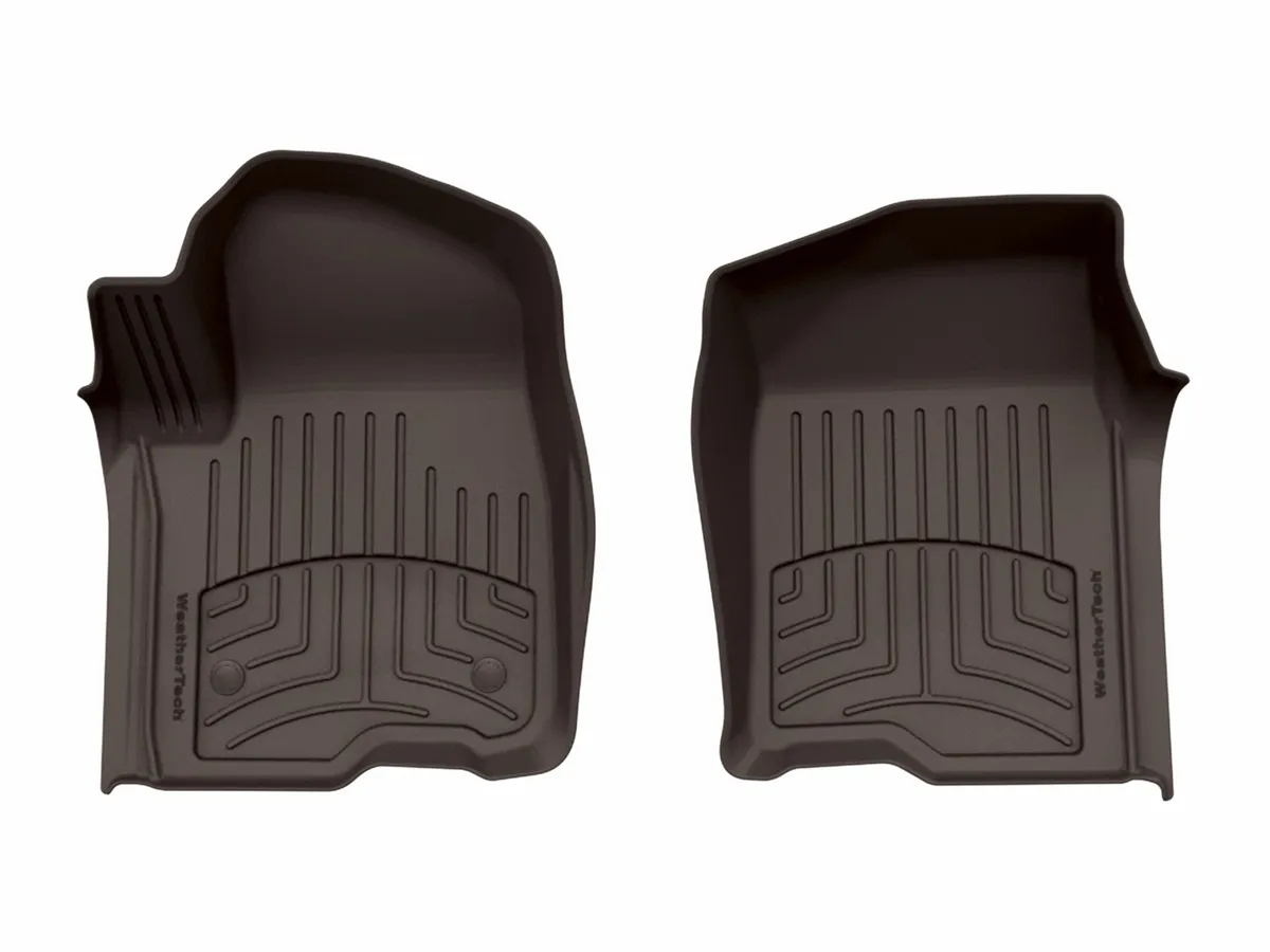Weathertech 2019 + Sierra Sierra Denali 1500 GMC Front 3D Floor Mats Cocoa