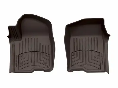 Weathertech 2019 + Sierra Sierra Denali 1500 GMC Front 3D Floor Mats Cocoa