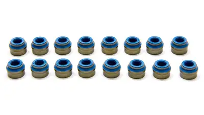 COMP Cams COMP Cams 530-16 Set of 16 Black Viton Valve Seals for .425 Guide Size, 5/16 Valve Stem