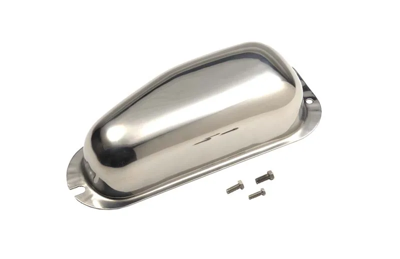 Jeep CJ Wiper Motor Cover 68-75 CJ Polished Silver Kentrol product image