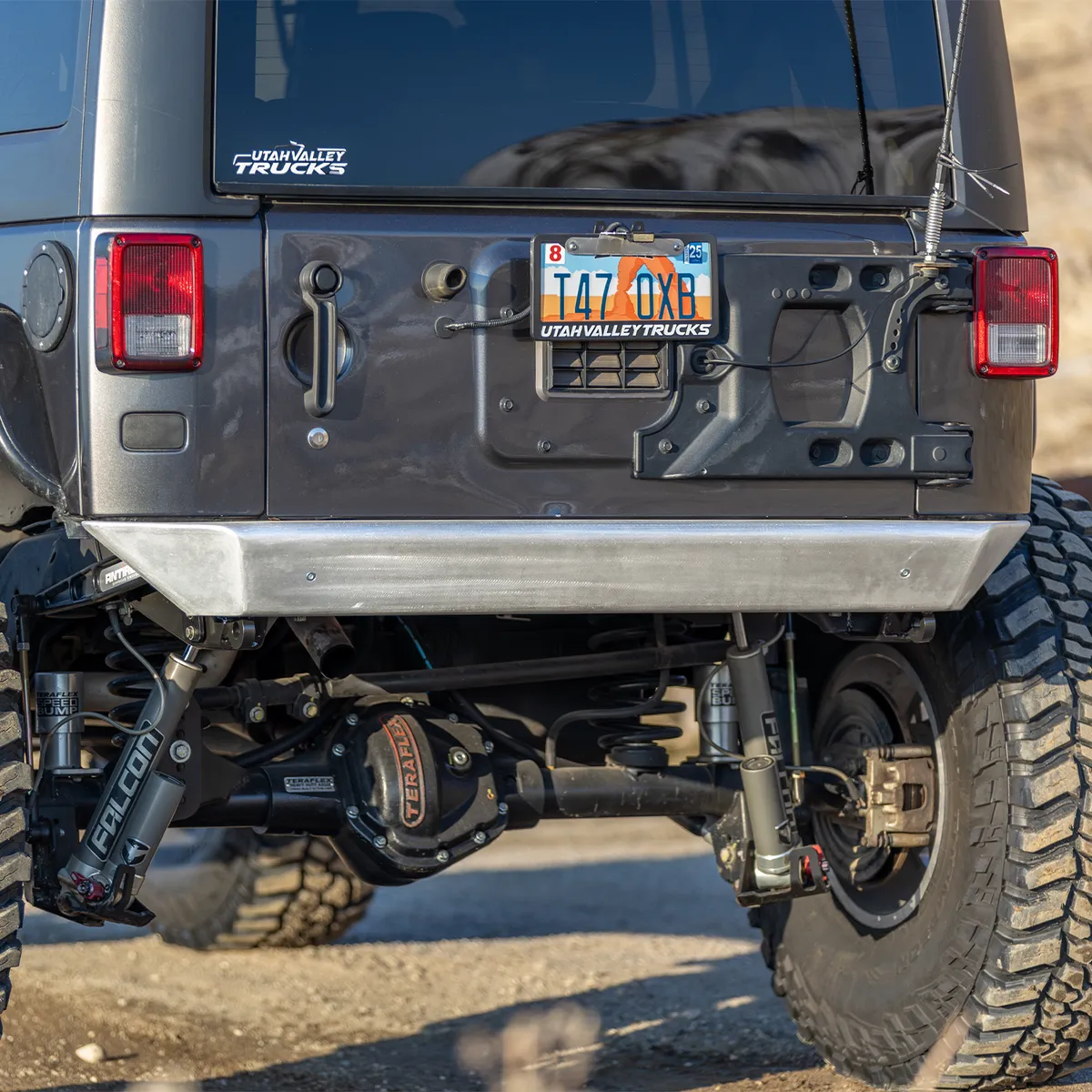 0718 Wrangler Legacy Rear Bumper Kit Raw product image