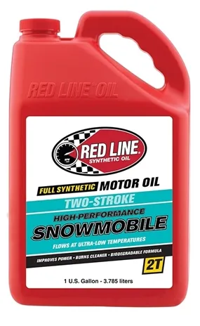 Snowmobile Oil Two Stroke Synthetic 1 Gallon Red Line Oil product image