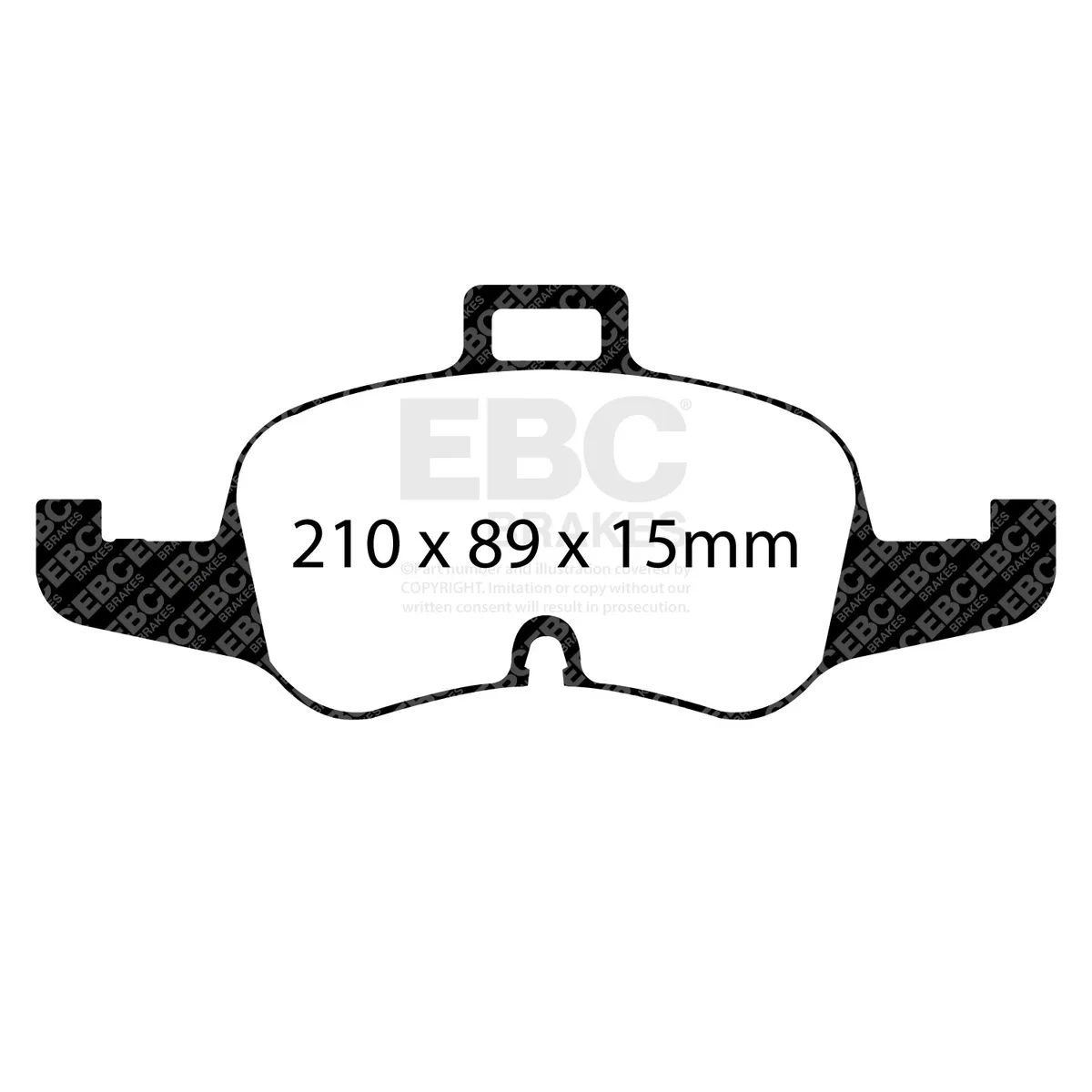 EBC Brake Pad Disc Rotor Full Kit; Front And Rear Axles; 2-Piece Fully-Floating Brake Discs; product image