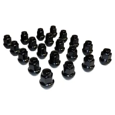 Crown Automotive Jeep Replacement Lug Nut Kit 2007-2015 JK Wrangler; 1997-2006 TJ Wrangler; 1987-1995 YJ Wrangler; 2005-2010 WK Grand Cherokee; 2005-2010 WH (Europe) Grand Cherokee; 1999-2004 WJ Grand Cherokee; 2001-2004 WG (Europe) Grand Cherokee; 1993-1998 ZJ Grand Cherokee; 199
