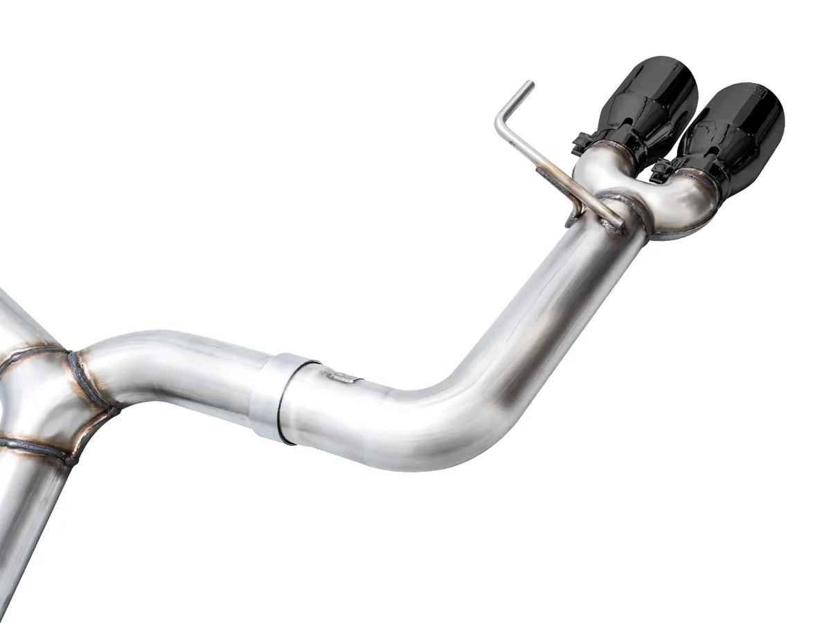 AWE Track Edition Axleback Exhaust for VB Subaru WRX - Diamond Black Tips 3020-43424 product image