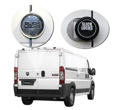 SLICK LOCKS PROMASTER W/ Double Sliding doors Complete Turn Key Kit - 2014-Present