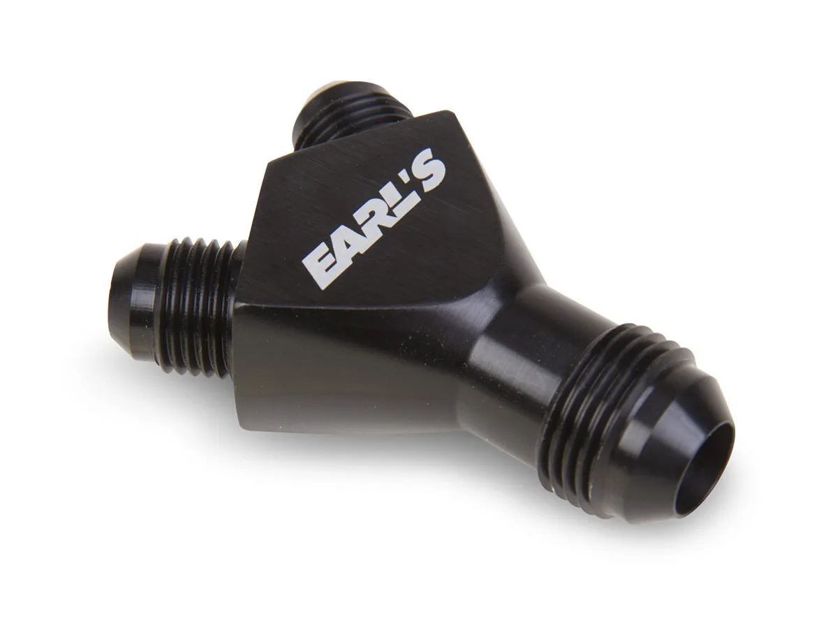 Earl's Performance Black Ano 8 Male y Distribution Block