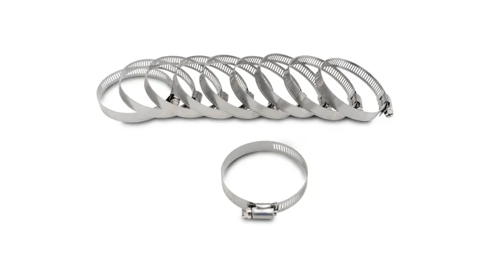 Vibrant Performance - 12156 - S.S. Worm Gear Clamps (Pack of 10) - Clamping Range: 3.54 in.-4.49 in. product image