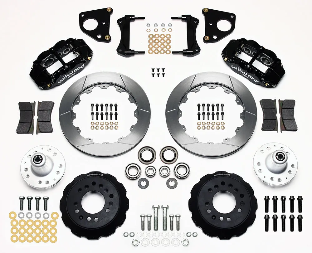 Wilwood Brakes 1962 - 1972 Dodge, Plymouth Forged Narrow Superlite 6R Big Brake Front Brake Kit (Hub) - 140-10815
