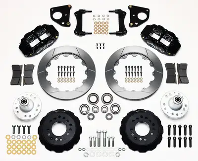 Wilwood Brakes 1962 - 1972 Dodge, Plymouth Forged Narrow Superlite 6R Big Brake Front Brake Kit (Hub) - 140-10815