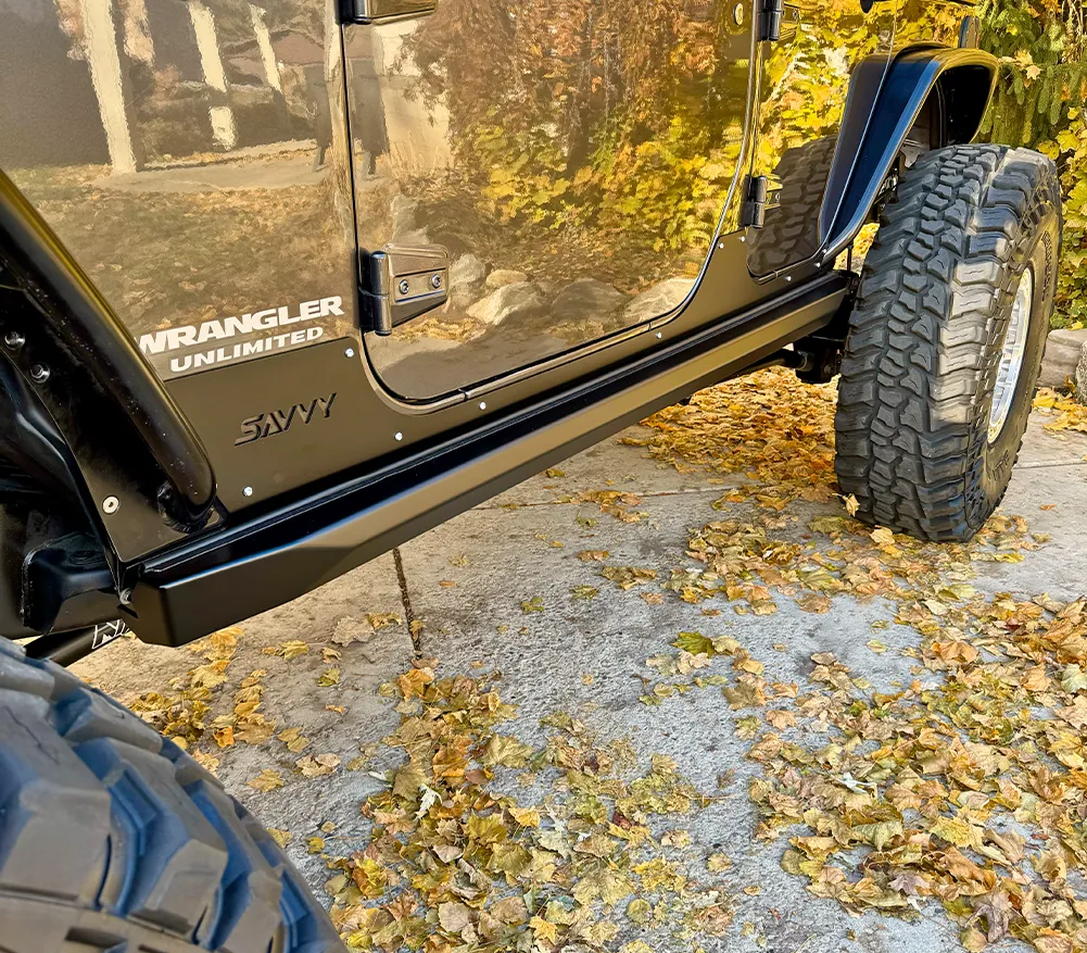0718 Wrangler Bolt On Slider Kit Raw product image