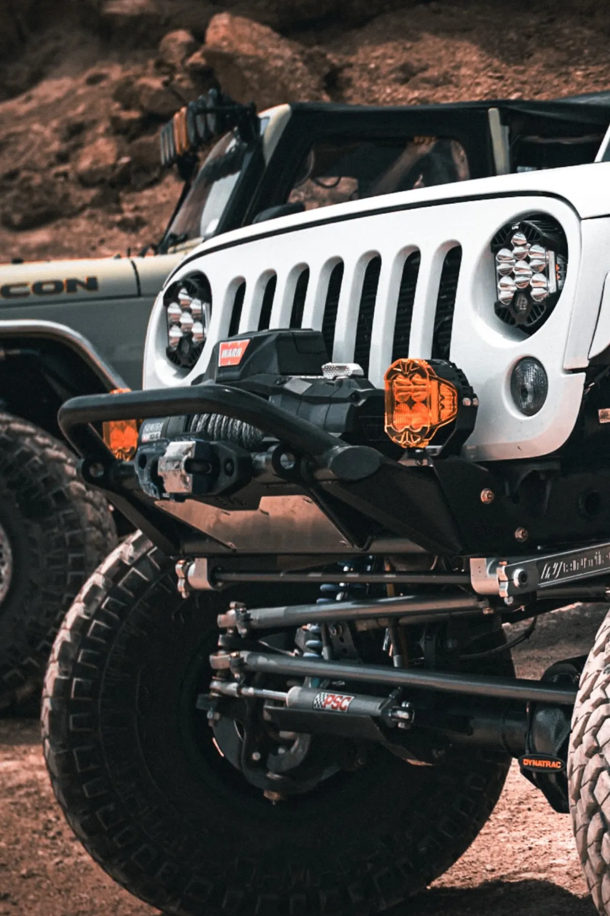 EVO Manufacturing KSPEC Pre Runner Front Winch Tube Bumper - Raw - JT/JL/JK product image