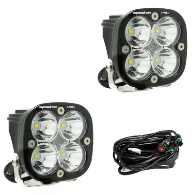 Baja Designs Baja Designs Squadron Pro Black LED Auxiliary Light Pod Pair - Universal