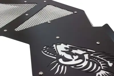 Fishbone Offroad Jeep JL Inner Fenders For 18-Current Wrangler JL Front/Rear Set of 4 Aluminum Black Powdercoat Fishbone Offroad