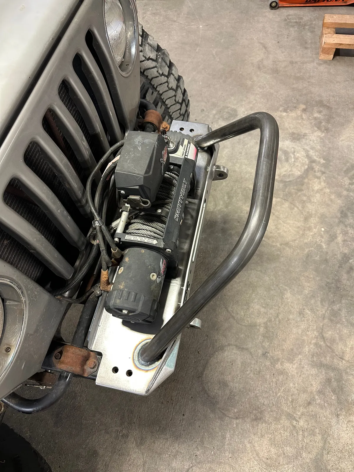 Front Diamond Series Stubby Bumper for Jeep TJ Wrangler (97-06) product image