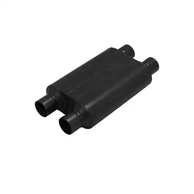 Flowmaster Exhaust Muffler Super 44 Series Muffler, 2.50" IN (D) / OUT (D): ea, 409S Stainless Steel