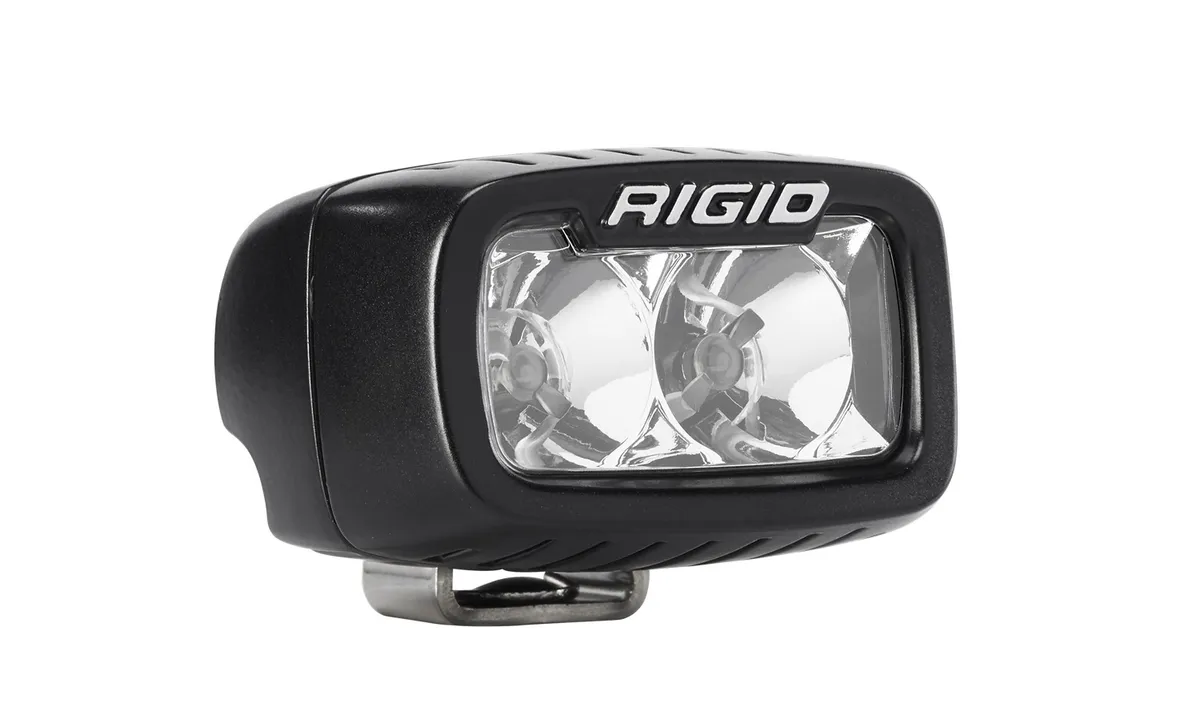 RIGID Industries 902113 SR-M Series PRO, Flood Optic, Surface Mount, Black Housing, Single product image