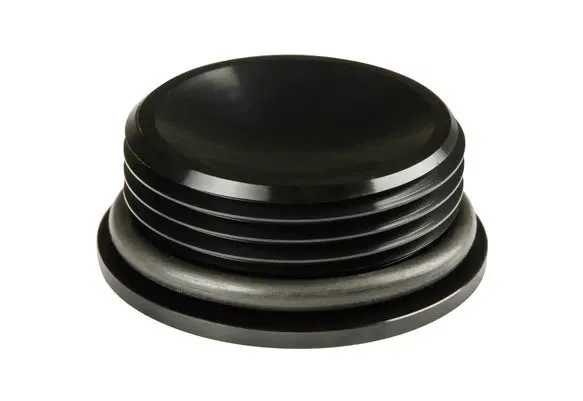 Earl's -12 AN Port Plug w/ O-Ring Seal, Black Anodized Aluminum product image