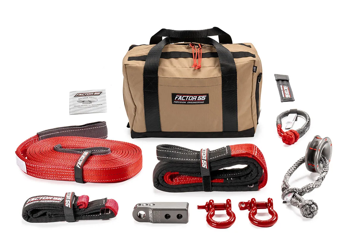 Factor 55 00475-06-Medium Sawtooth Winch Accessory Kit (Gray Hitchlink And Med Bag) product image