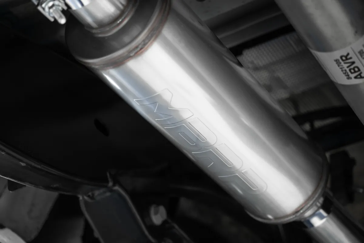 2023-Up Chevrolet/GMC Colorado/Canyon 2.7L Aluminized Steel 3 Inch Cat-Back Exhaust Single High Clearance Rear Exit Armor Lite MBRP product image