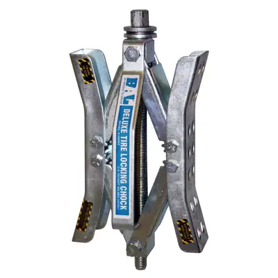 BAL RV Deluxe Tire Locking Chock; Single W/Handle
