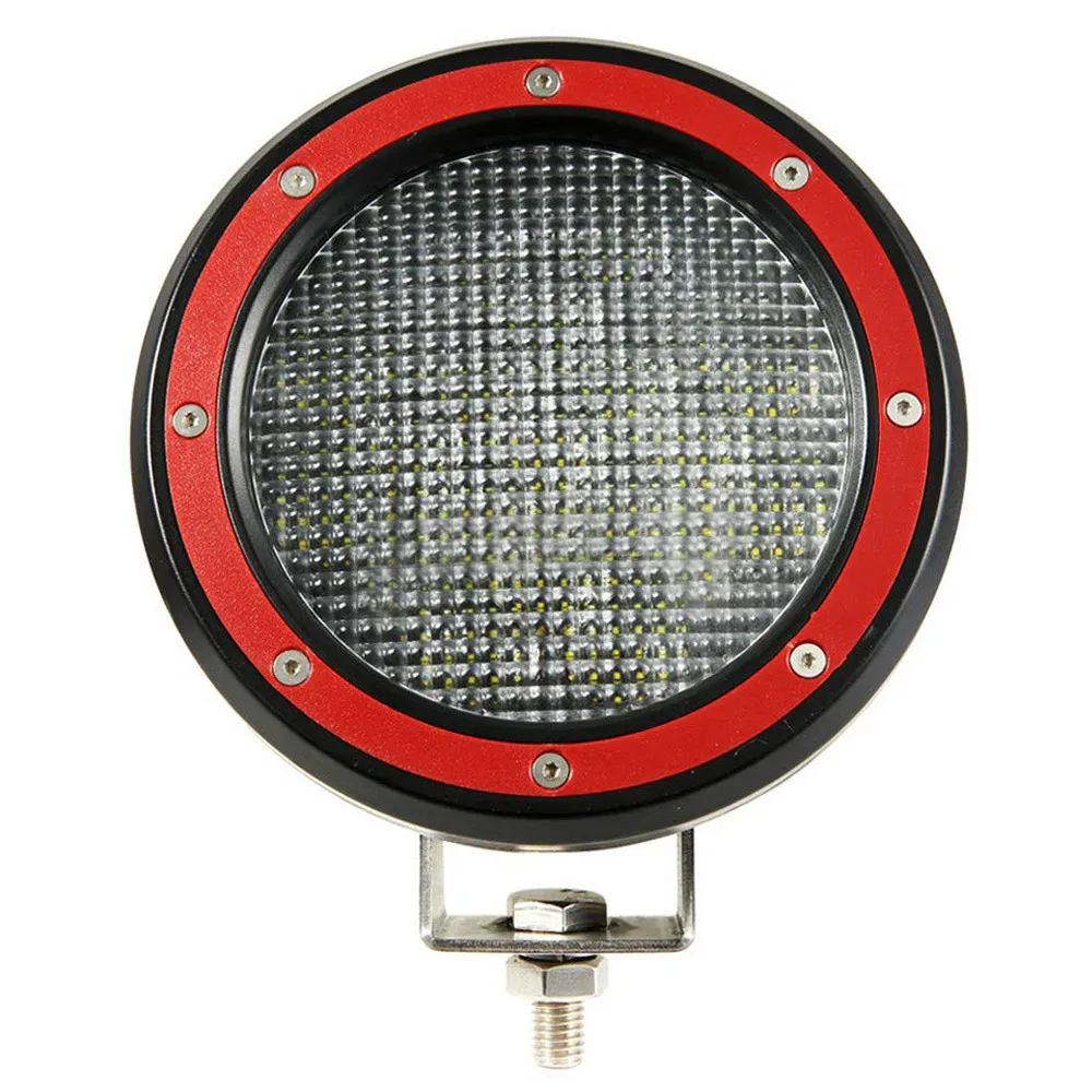 Black Horse Off Road Black Horse Off Road LED 5.3 in. Dia Light Clear Aluminum PL9251FR