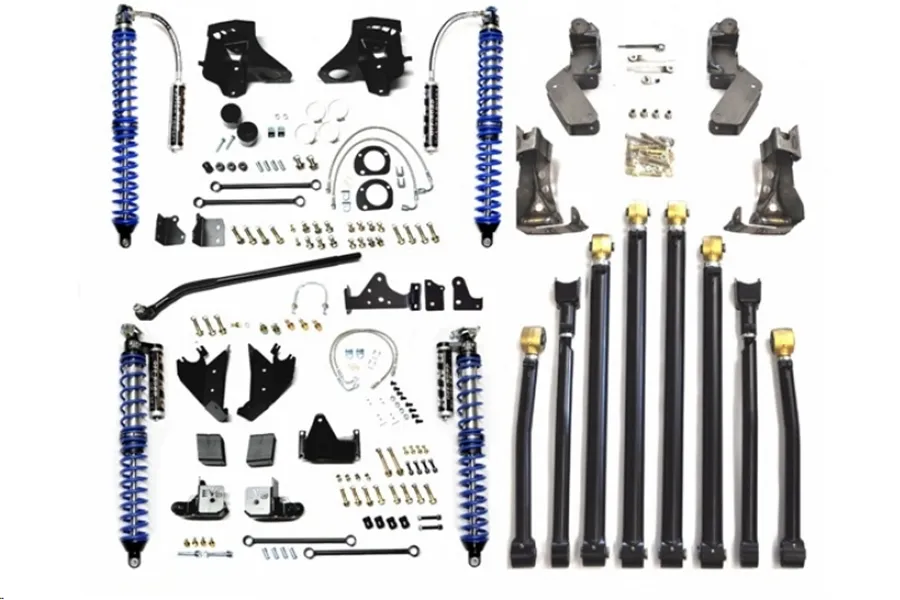 JK Jku EVO 3-5 Inch Lift King Coilover Conversion High Clearance Long Arm Pro Suspension (Black) Jeep Wrangler 2 Door And 4 Door 2007-2018 product image