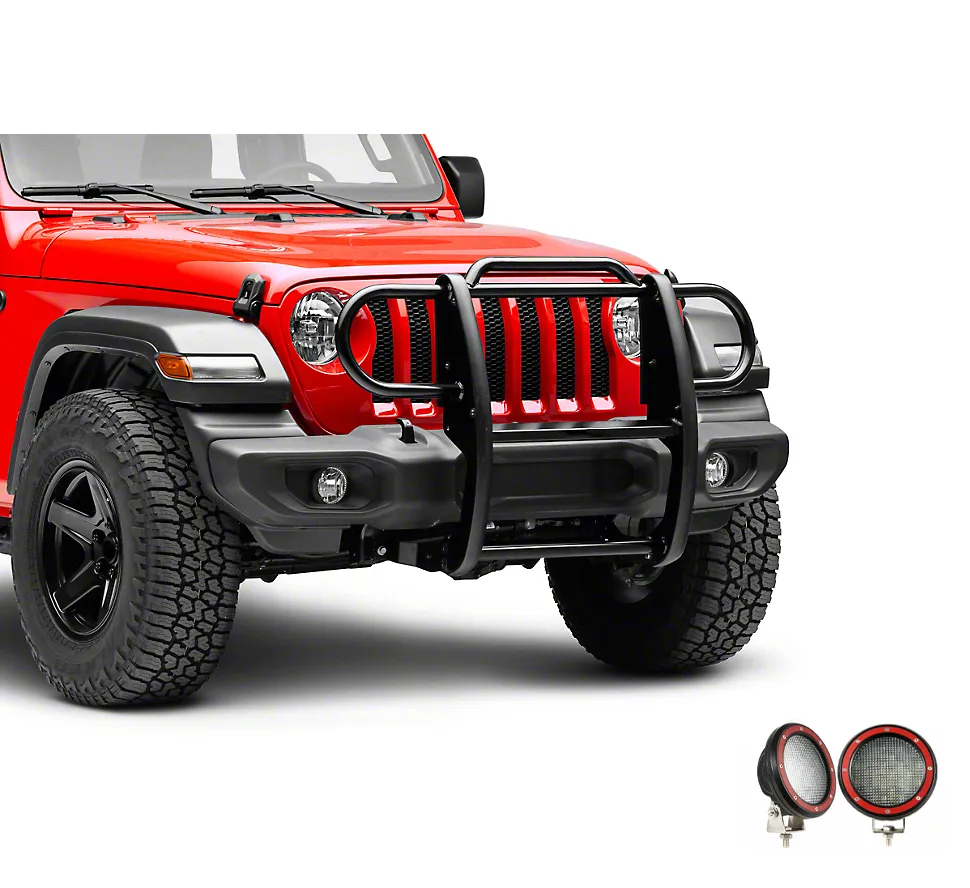 Black Horse Off Road 17JPJLMA-PLFR Grille Guard Kit product image