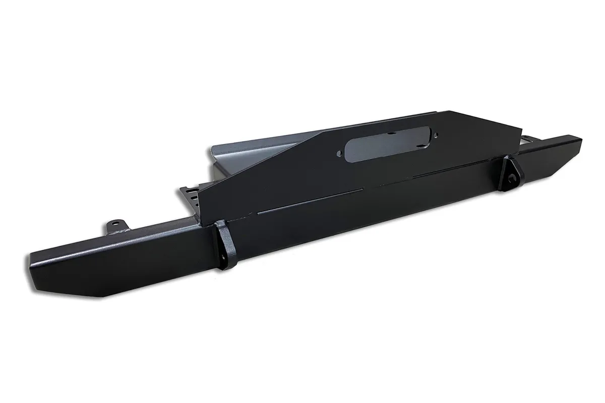 TJ Wrangler / LJ Unlimited Tube Bumper with Winch Plate 54" - Black Powder Coated product image