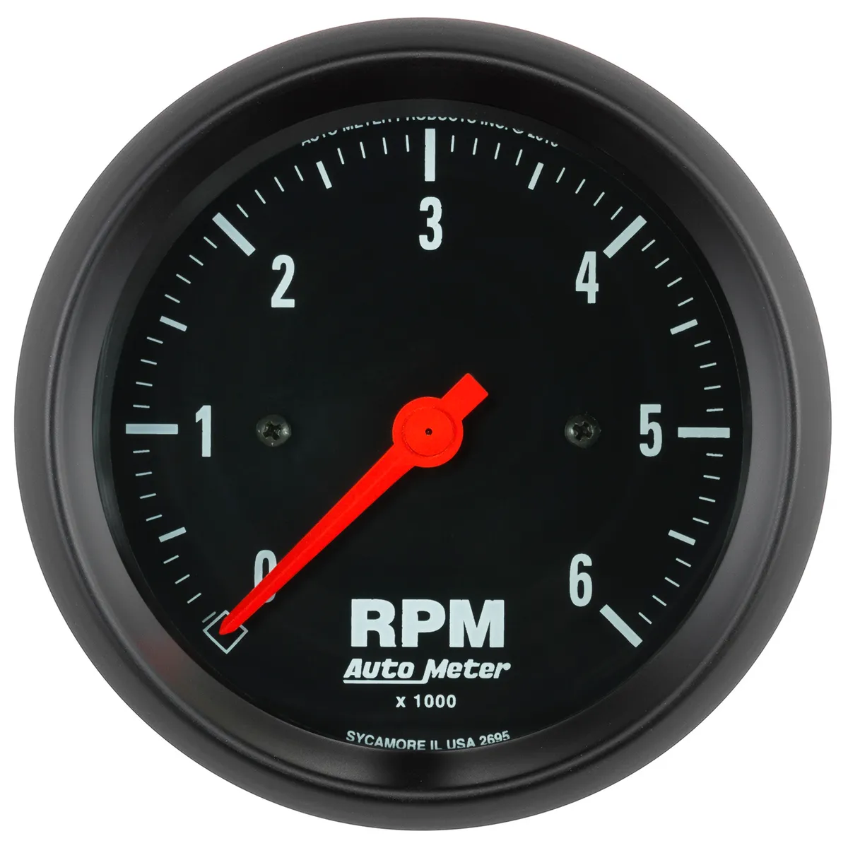 AutoMeter 3-3/8 In. In-Dash Tachometer, 0-6,000 Rpm, Z-Series