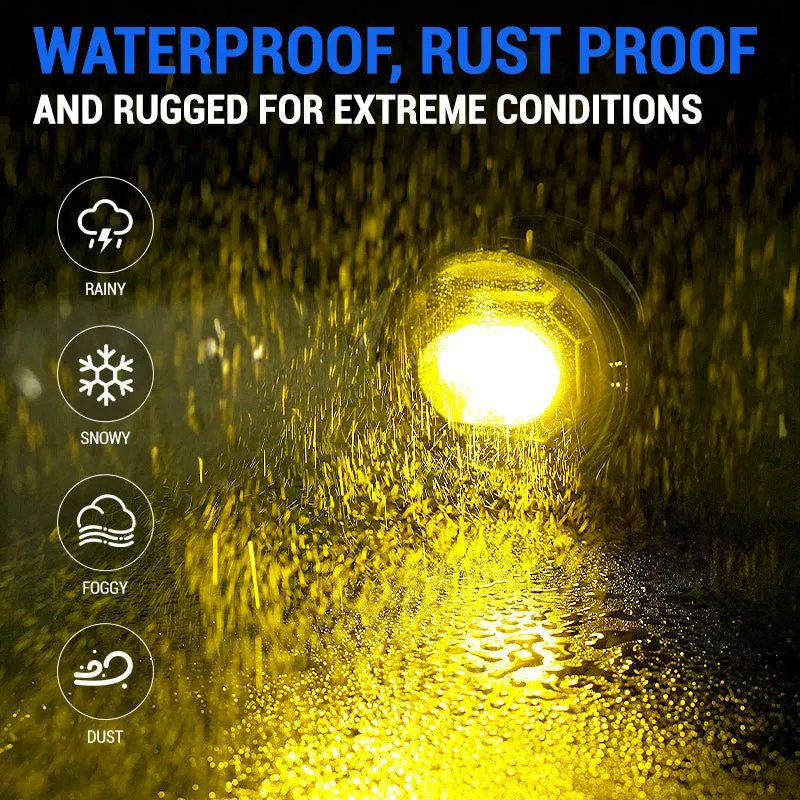 LED Factory Mart 4" 30W Dual Color LED Fog Lights for Jeep Wrangler product image