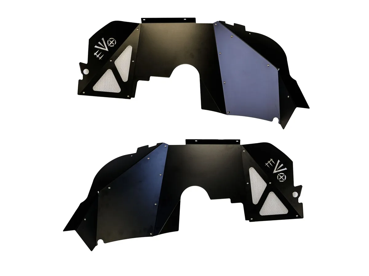 18c Wrangler/20c Gladiator Gas Front Vented Raw Aluminum Inner Fenders For Coil Spring Suspensions product image