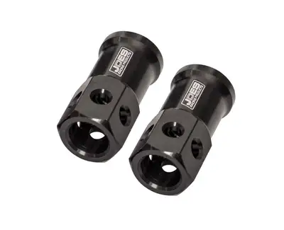 JOES Racing Products LW Aluminum Quick Change Cover Nut Kit - 2 Pack