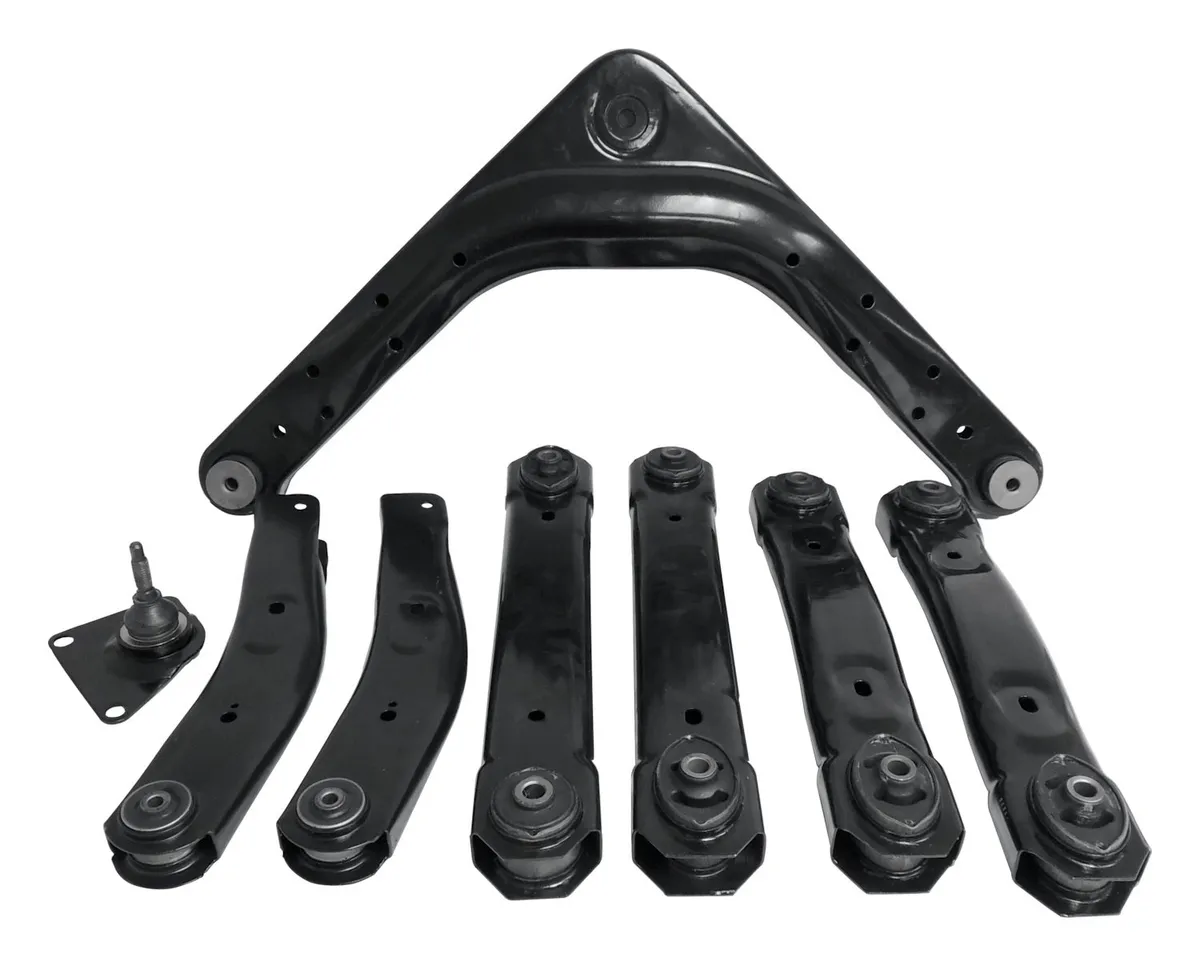 Black Control Arm Kit Front & Rear Control Arm Kit;includes Left And Right Front And Rear Upper And Lower Control Arms And Rear Upper Ball Joint product image