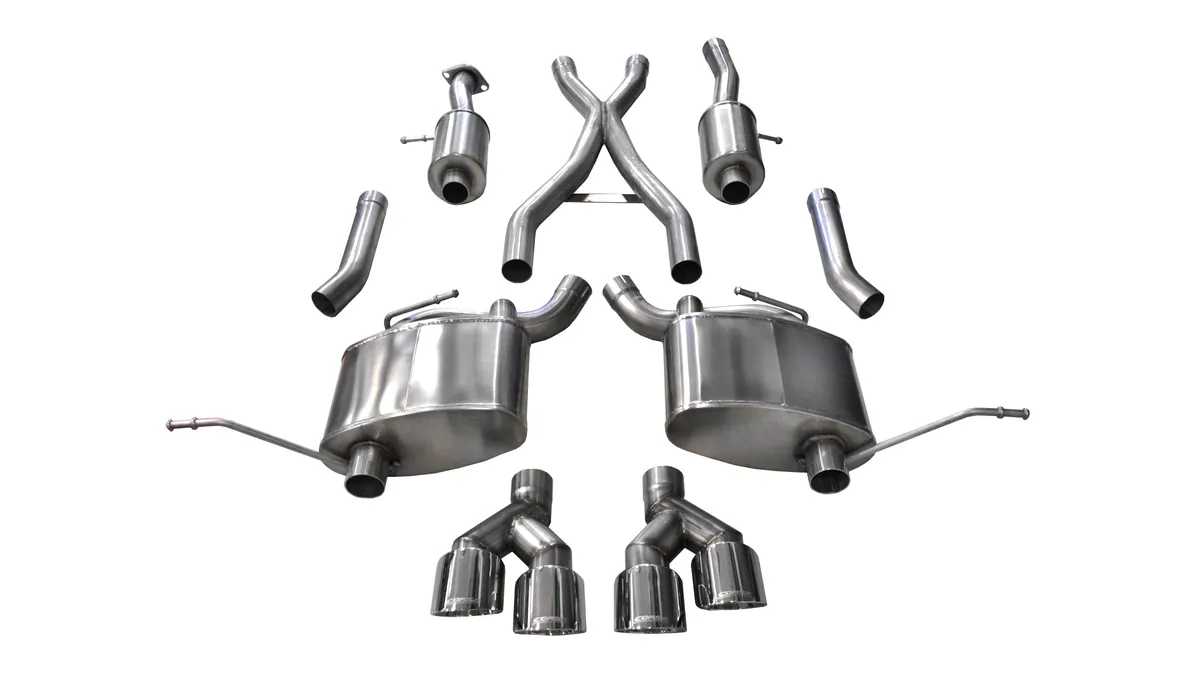 Corsa Performance Sport / 2.5 in Cat-Back 4.0 in Twin Tips | 2014-21 Jeep Grand Cherokee 3.6L V6 (14984)
