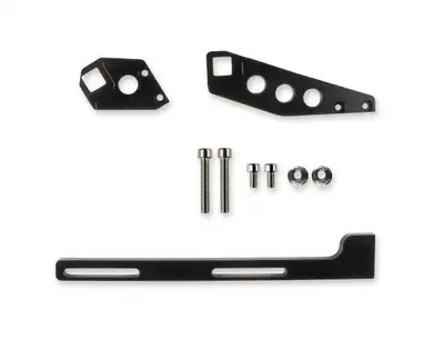 Holley Sniper EFI Intake Throttle Cable bracket Kit for LS1/LS2/LS6 fabricated series intake manifolds -Black Finish