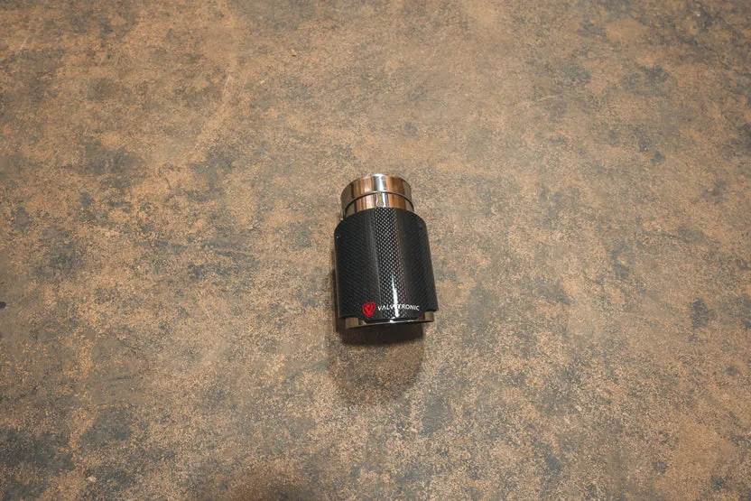 Universal Exhaust Tips 2.5 Inch Carbon Fiber Carbon Fiber Valvetronic Designs product image