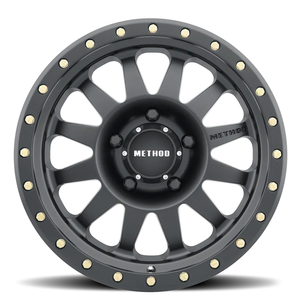 Aluminum Wheels 17x8.5 Double Standard MR304 Bolt Pattern 5 On 127 Offset 0 Lip Size 3.07 Matte Black MB Method product image