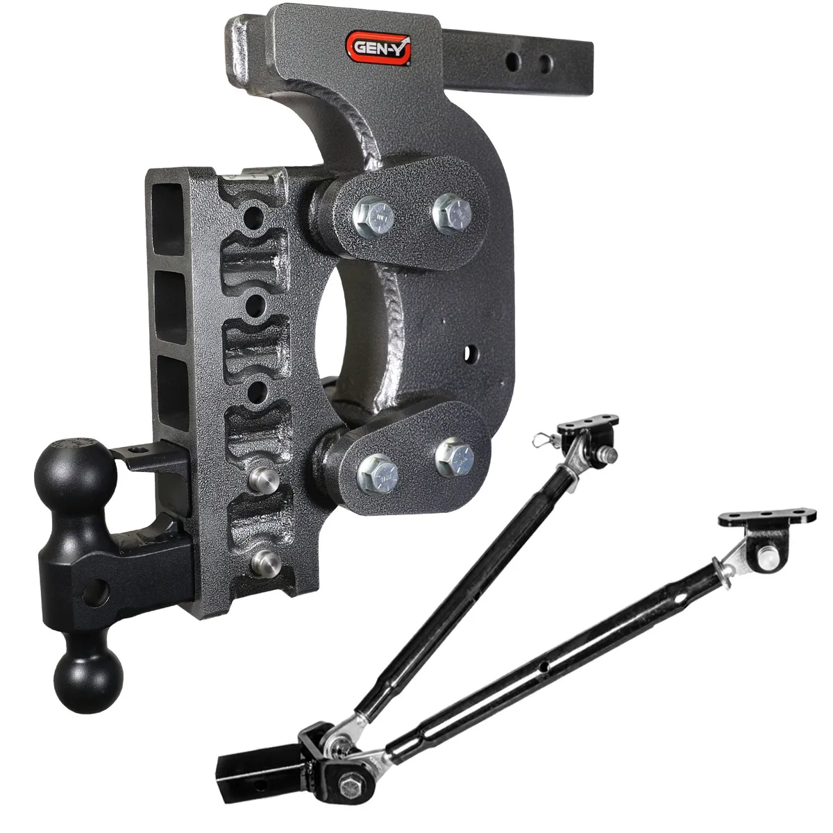 The BOSS TORSION-FLEX 25in Shank 75in Drop 17K TW 16K Hitch and GH-051 Versa-Ball and GH-032 Pintle Lock product image